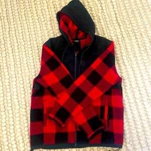 American Eagle Outfitters Red and Black Jackets & Coats